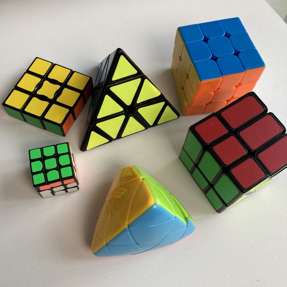 Lot Of Six Cubes All In Perfect Condition